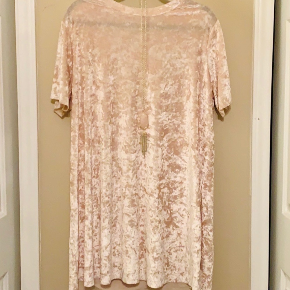 Velour T-shirt Dress!